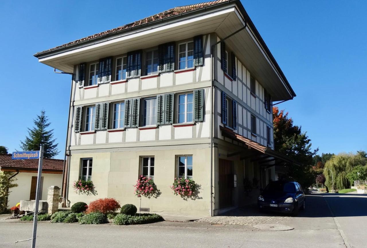 "Zur Alten Schmiede", 70M2 Studio Mit Kaminfeuer Und Sauna Fraubrunnen Exterior photo